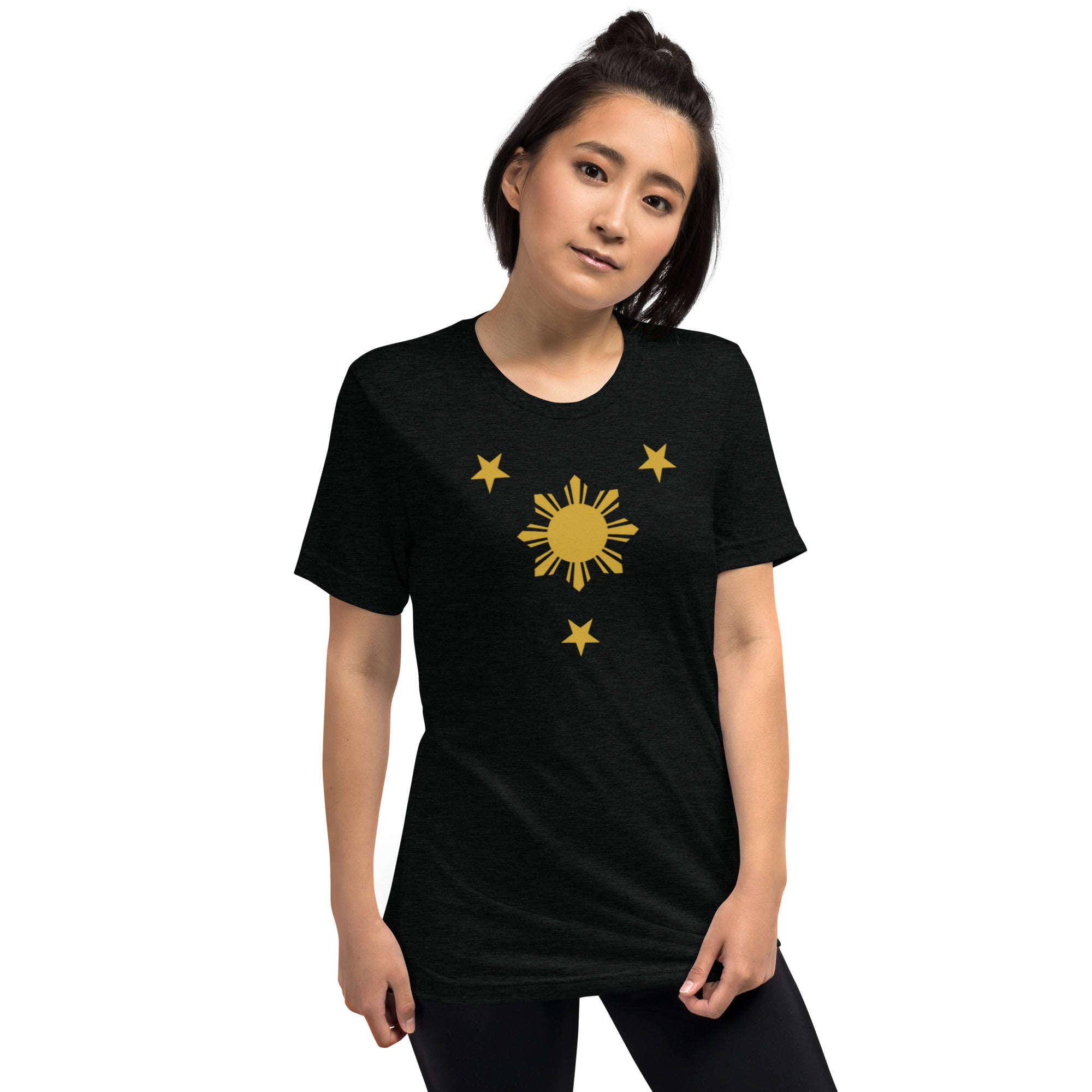 BARONG WAREHOUSE - XMT01 - Three Stars and Sun Unisex T-shirt - 14 Colors Available