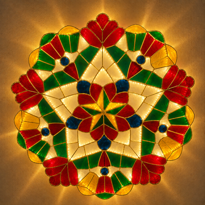 25" Fancy Bell Special Capiz Parol