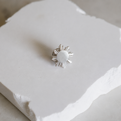 Stainless Philippine Sun Lapel Pin