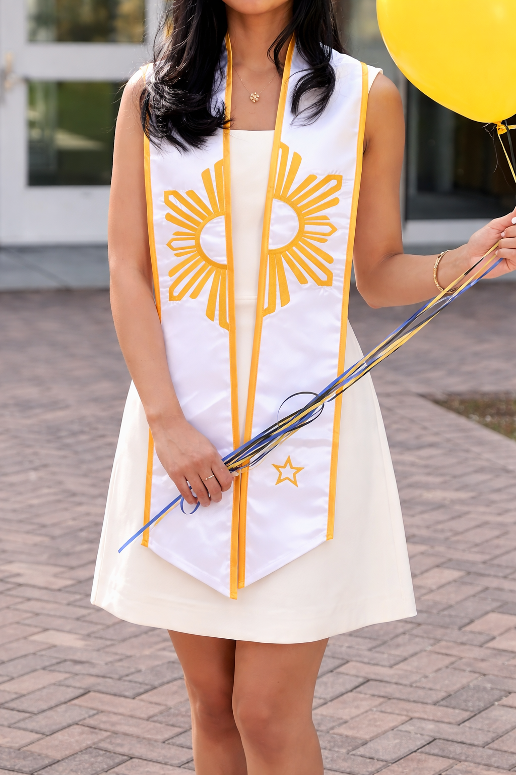 Philippine Sun Graduation Stole Original Design Adult Size