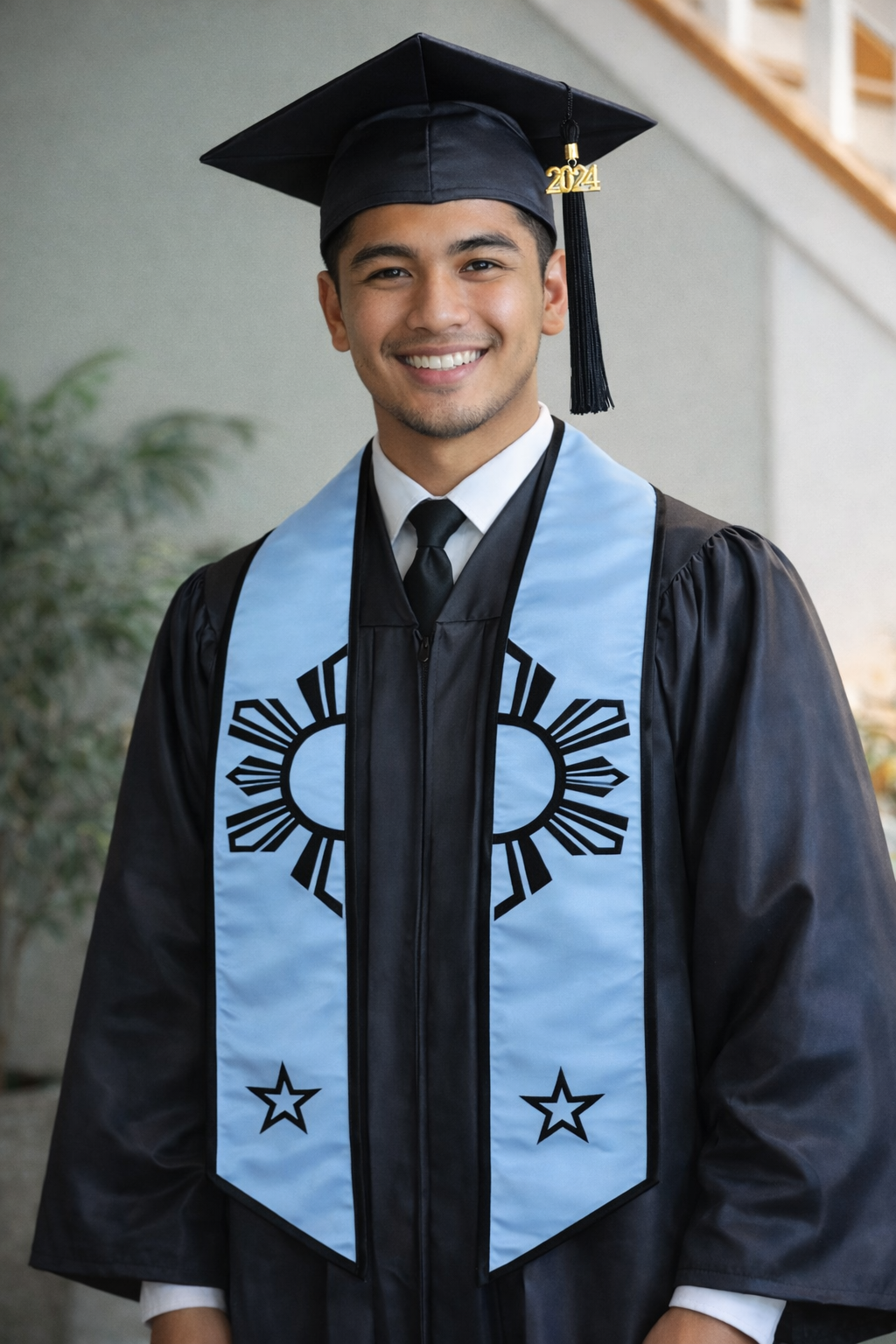 Philippine Sun Graduation Stole Original Design Adult Size