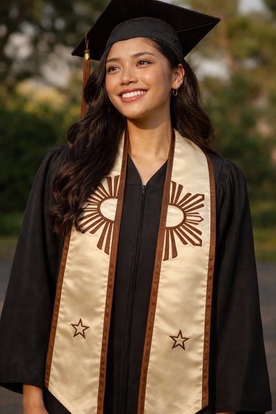 Philippine Sun Graduation Stole Original Design Adult Size