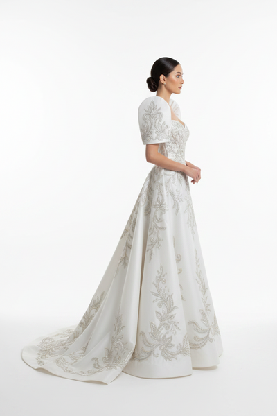 Barong Warehouse - ID08 - Bridal Filipiniana Mermaid Gown