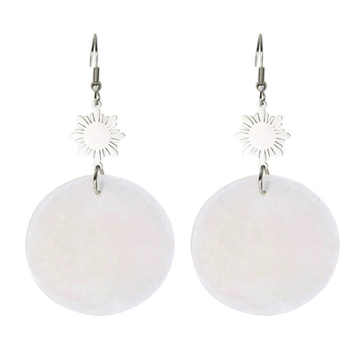 Philippine Sun Statement Capiz Shell Earrigs
