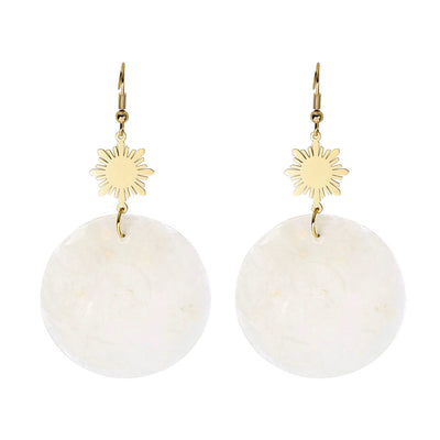 Philippine Sun Statement Capiz Shell Earrigs
