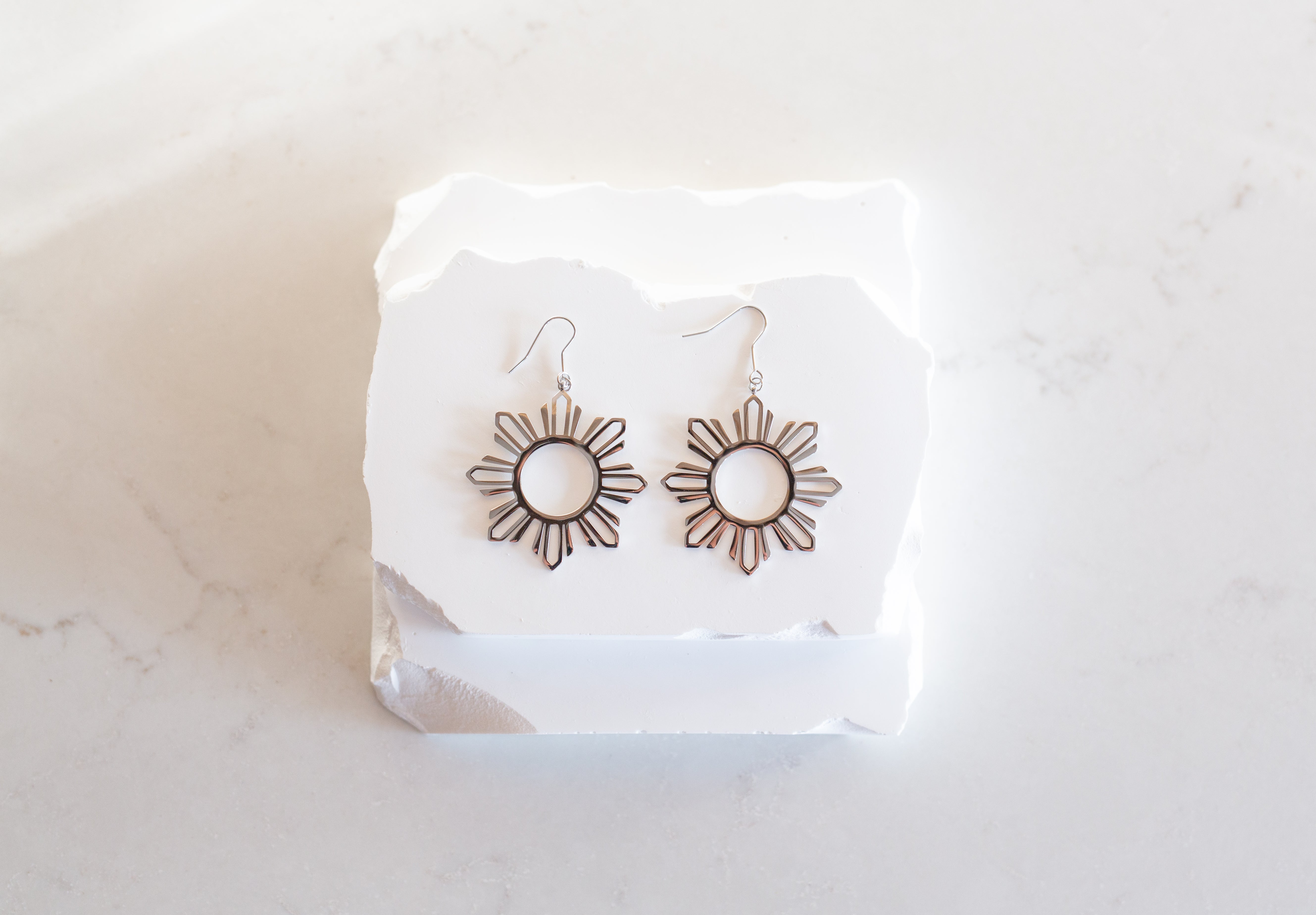 Philippine Sun Statement Dangle Earrings