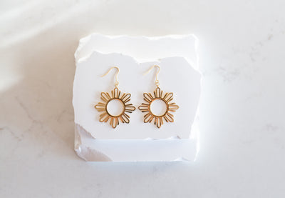 Philippine Sun Statement Dangle Earrings