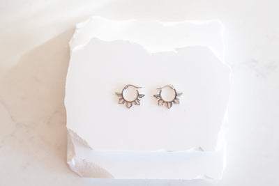 Philippine Sun Mini Hoop Earrings