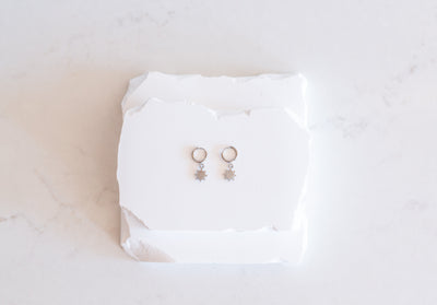 Dainty Philippine Sun Huggie Earrings