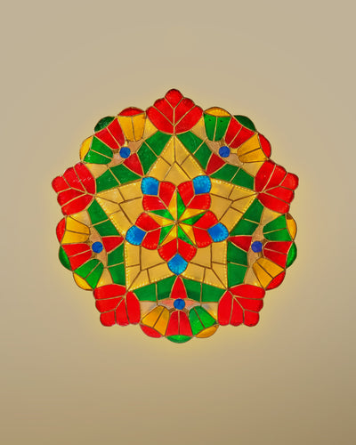 25" Fancy Bell Special Capiz Parol