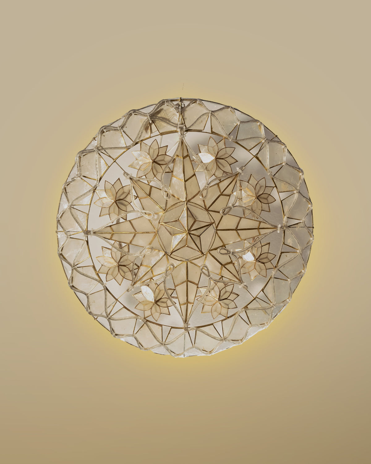 PREORDER White Tala Capiz Parol (ST46)