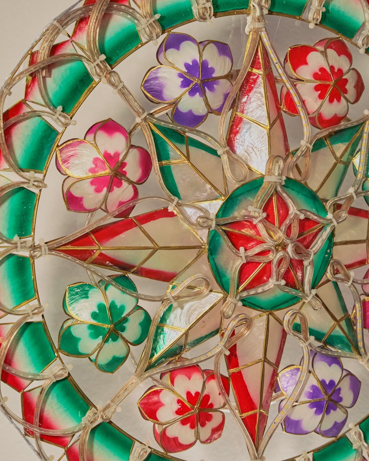 PREORDER Festive Flower Tala Capiz Parol (F7)