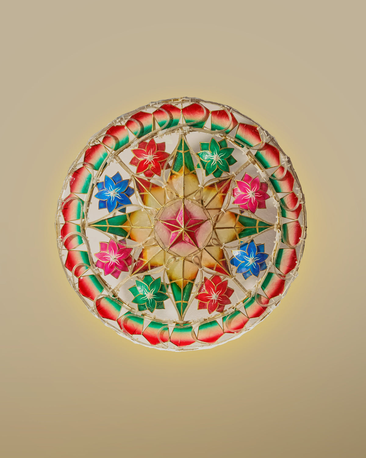 Rainbow Tala Capiz Parol (ST52)