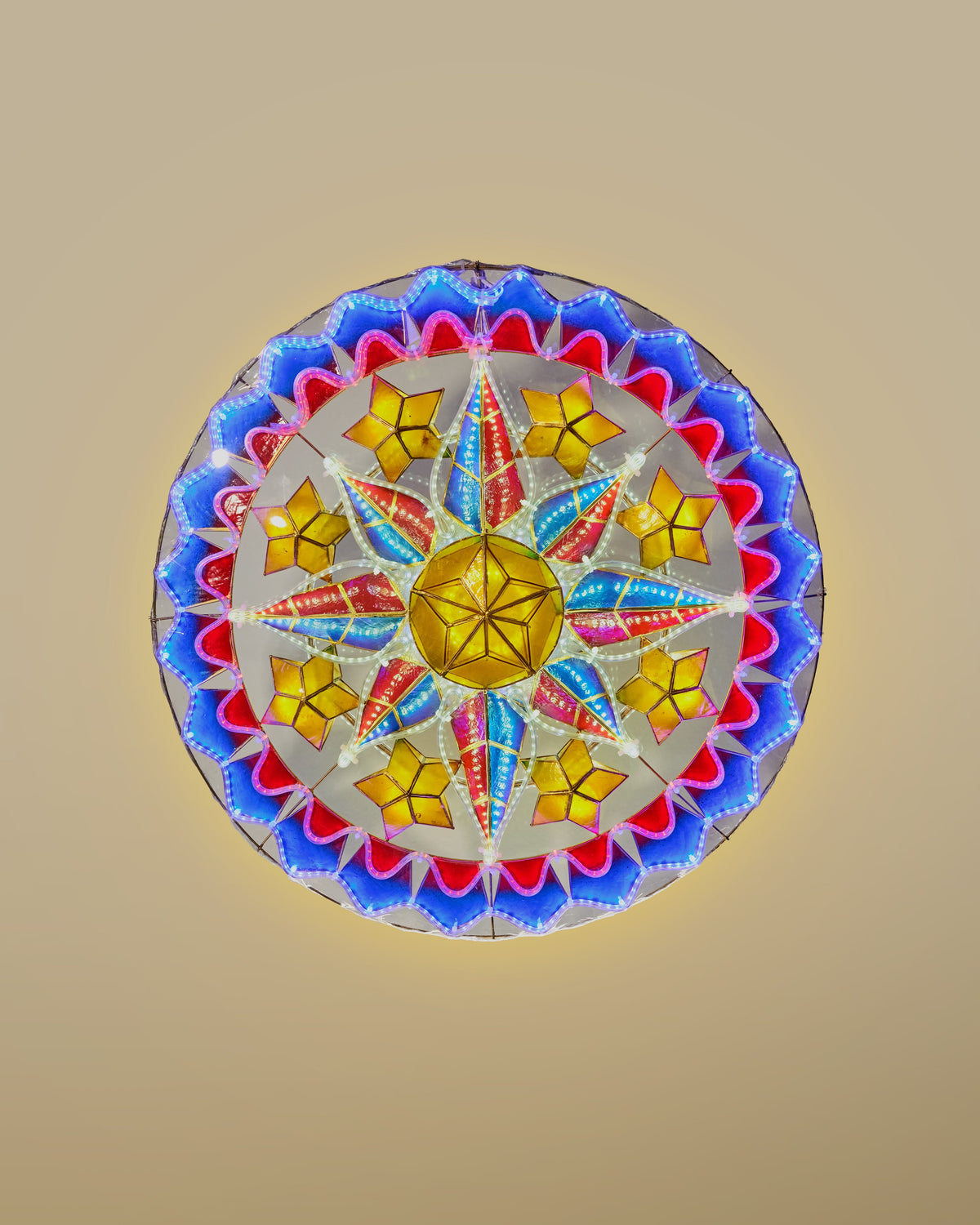 Philippine Flag Tala Capiz Parol (PH1)