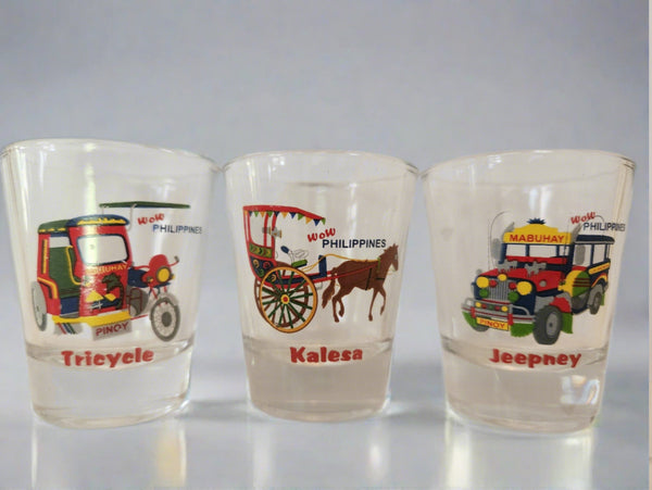 BARONG WAREHOUSE - FH16 - Philippines Shot Glasses - Set of 3