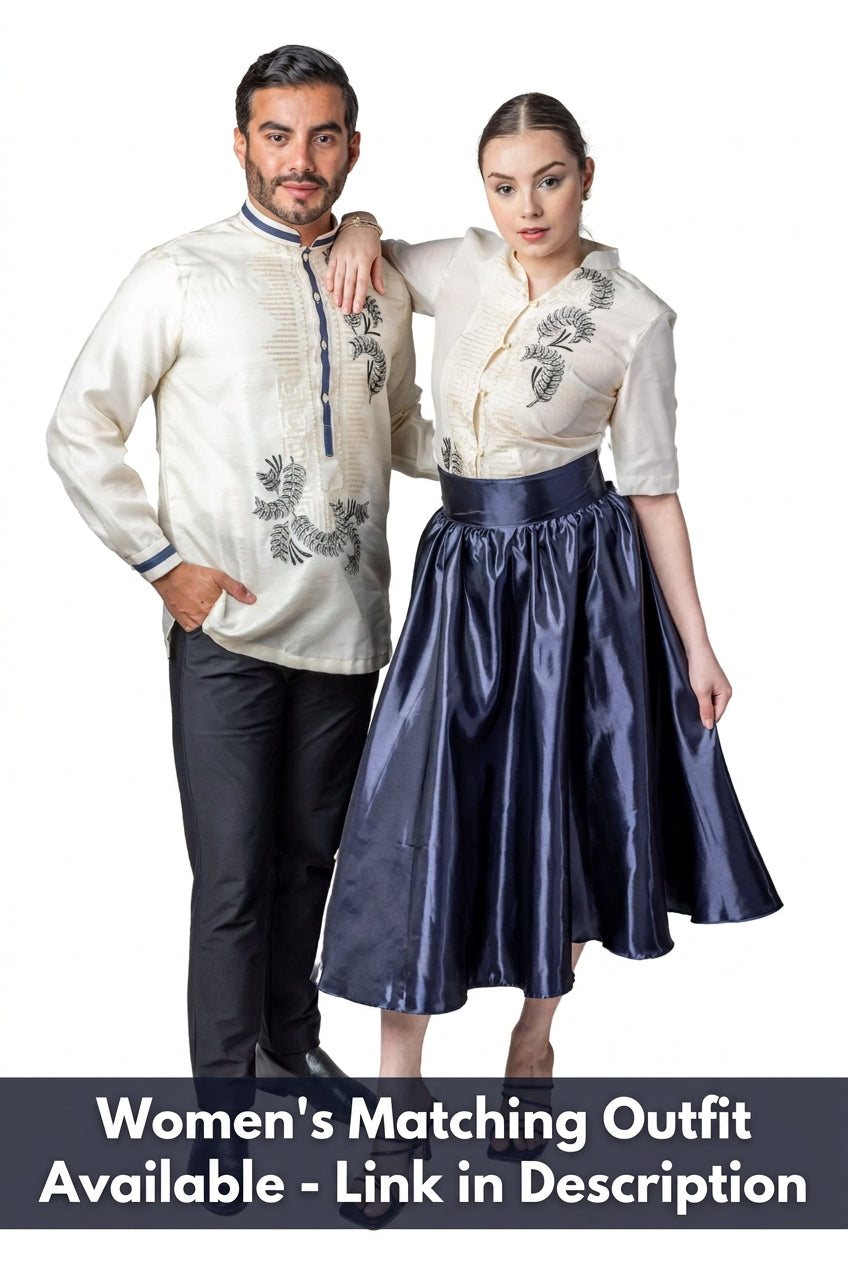 Barong Warehouse - CB01 - Couple's Barong - Matching Barong Tagalog & Filipiniana