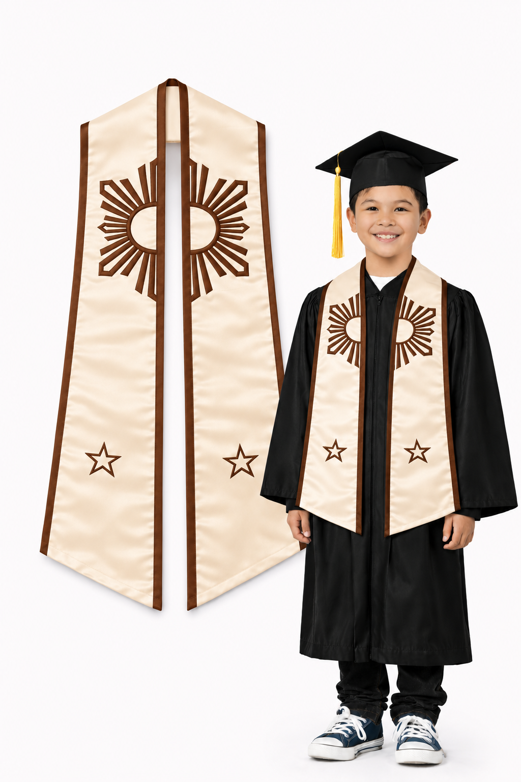 Philippine Sun Graduation Stole Original Design Child Size
