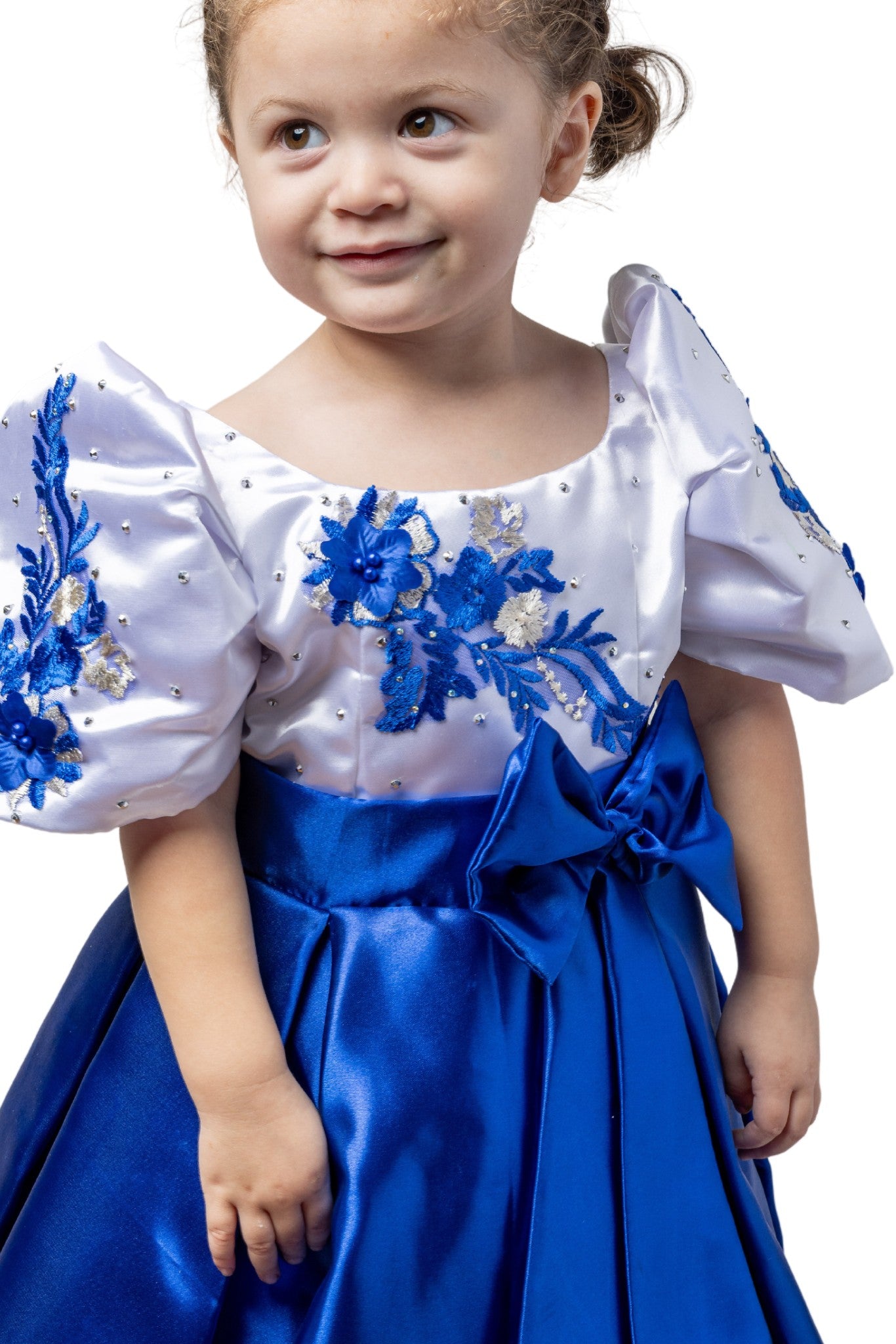 GD05 - Filipiniana Princess Dress Blue GD05 - Filipiniana Princess Dress Blue