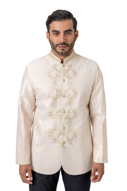 Barong Warehouse - MD07 - Barong Tagalog Coat Double-Collar