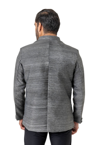 Barong Warehouse - MD09 - Barong Tagalog Coat Black
