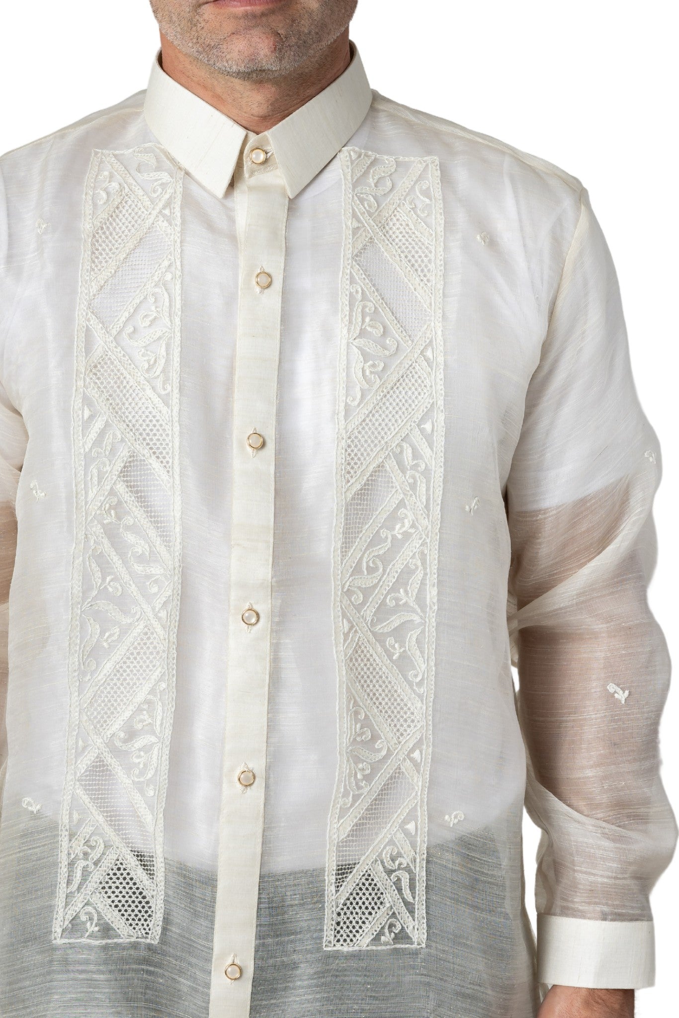 Barong Warehouse - MK02 - Silk Pina Barong Tagalog