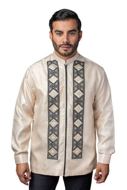 MZ01 - Barong Warehouse - Organza Barong Tagalog with Zipper