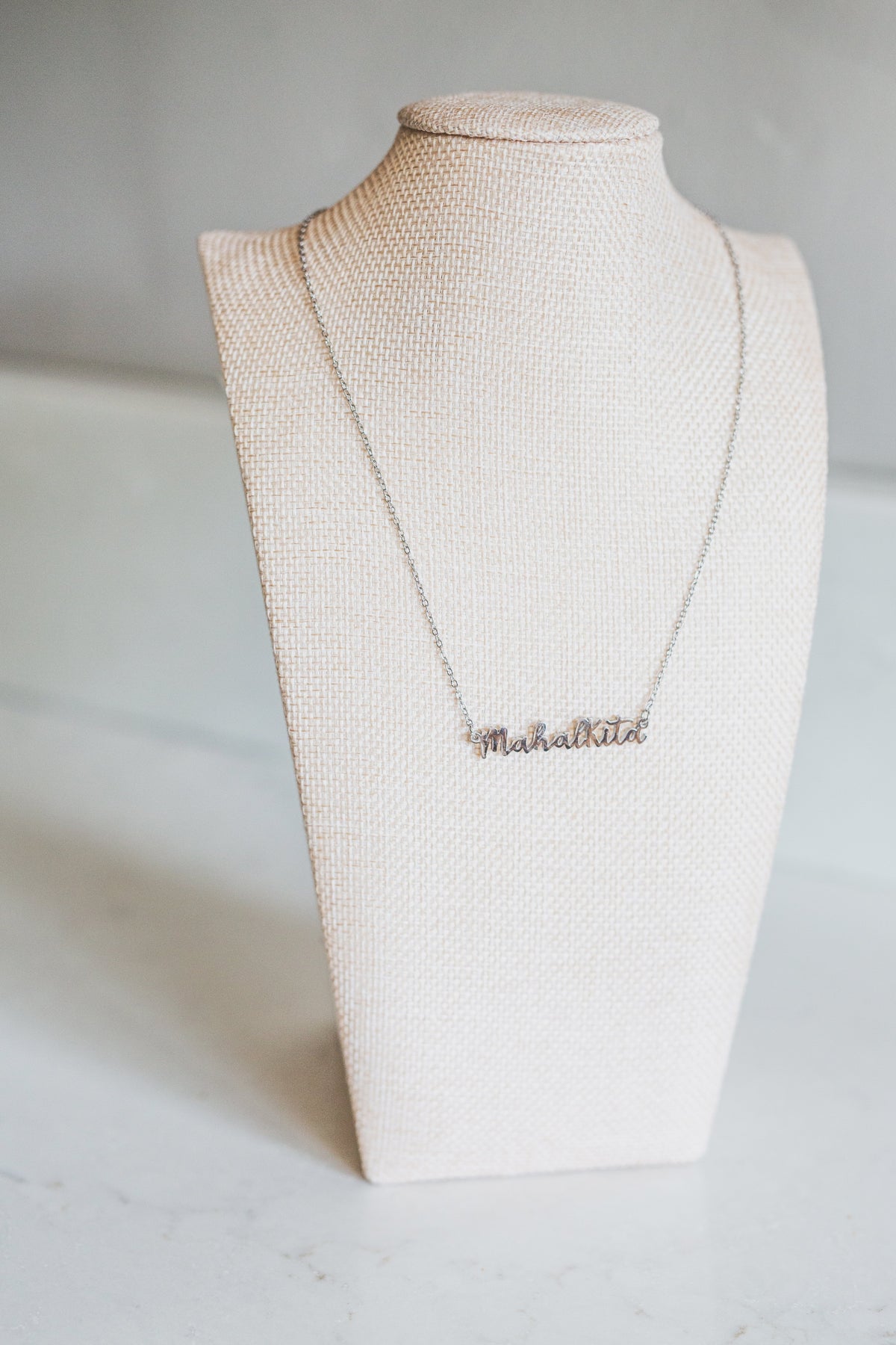 Mahal Kita "I love you" Tagalog Script Necklace