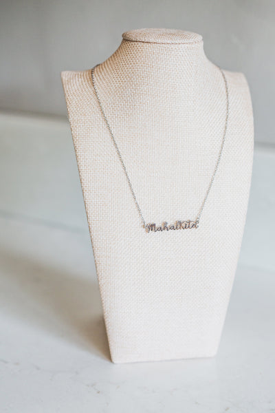 Mahal Kita "I love you" Tagalog Script Necklace