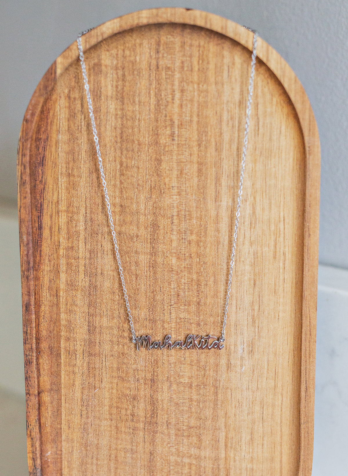 Mahal Kita "I love you" Tagalog Script Necklace