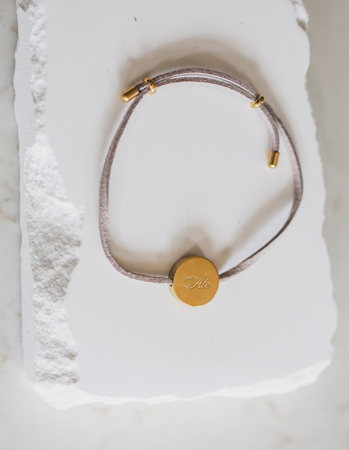 Ate Script Bracelet