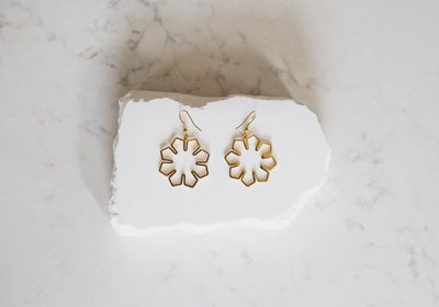Philippine Sun Outline Dangle Earrings