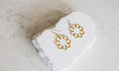 Philippine Sun Outline Dangle Earrings