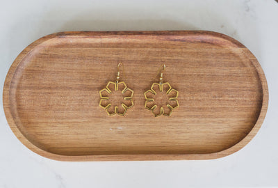 Philippine Sun Outline Dangle Earrings
