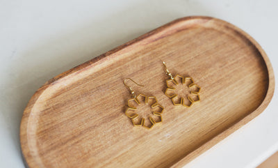 Philippine Sun Outline Dangle Earrings