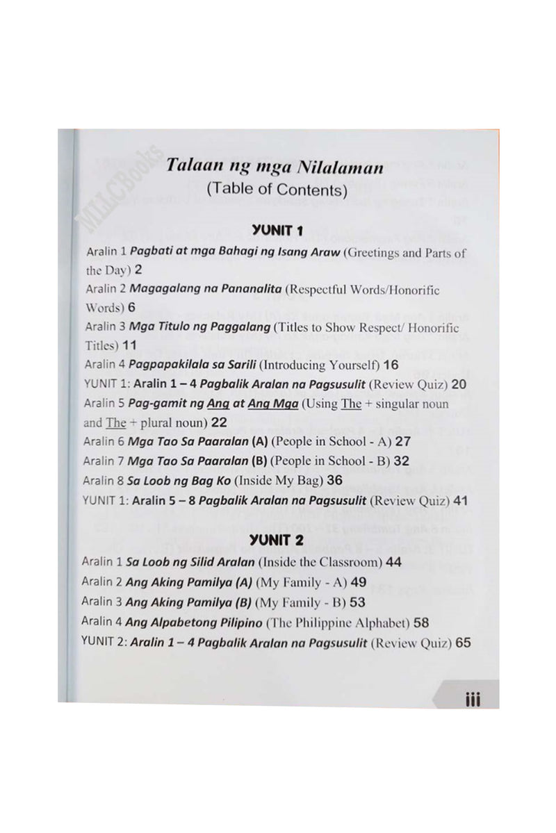Barong Warehouse - FB73 - Tagalog For Beginners | by: Maria Lourena L. Carino - Filipino Language Book