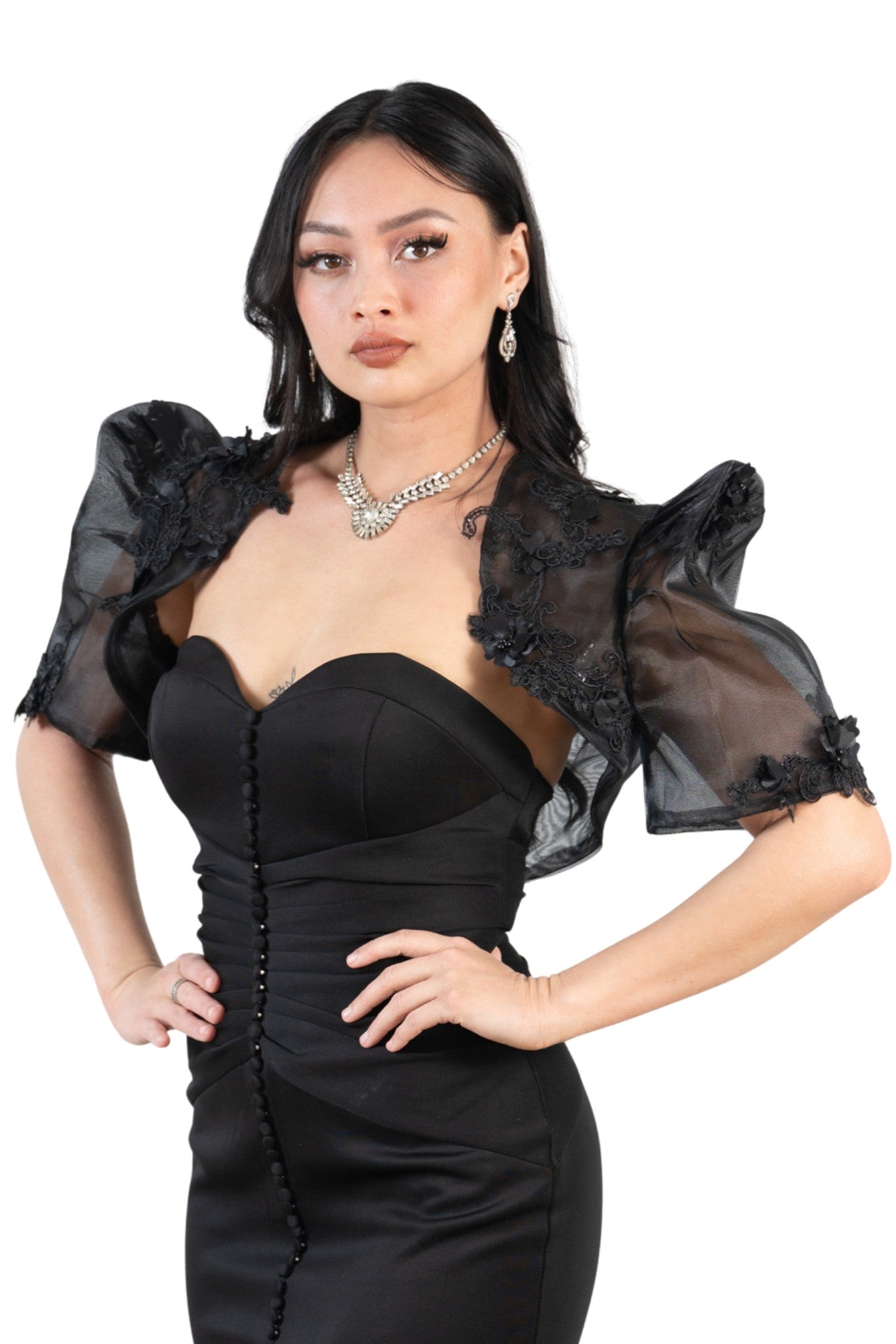 Barong Warehouse - VHF03 - Herrera Filipiniana - Eva Designer Bolero