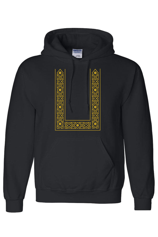 BARONG WAREHOUSE - VLM01 - Barong Pullover Hoodie - Gold Embroidery