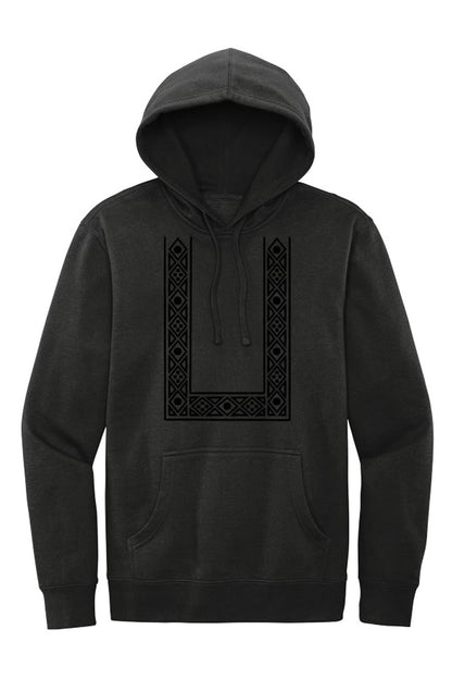 BARONG WAREHOUSE - VLM02 - Barong Pullover Hoodie - Black Embroidery