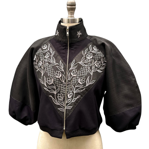 Barong Warehouse - VWC02 - Wear Your Culture - Designer Barong Cropped Bomber Jacket
