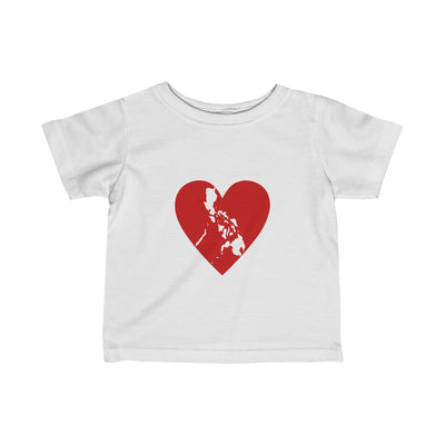 BARONG WAREHOUSE - Pusong Pinoy - Infant Fine Jersey Tee - 11 Colors Available