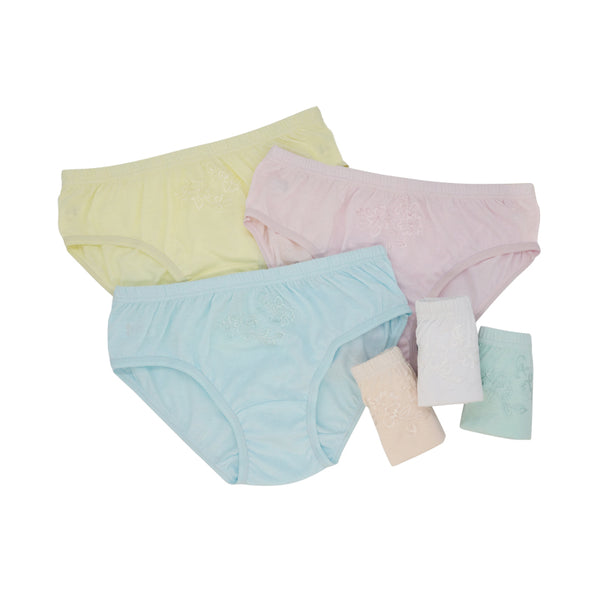 Buy 1 Box of 12 Girl Teens SOEN Flower Design Underwear Panties