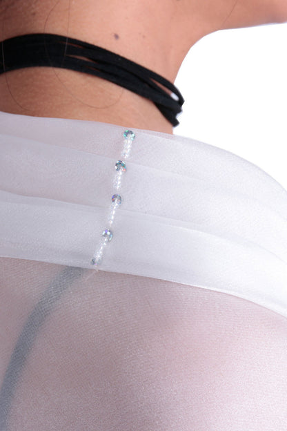 BARONG WAREHOUSE - WA14 Cutwork Alampay White - Filipiniana