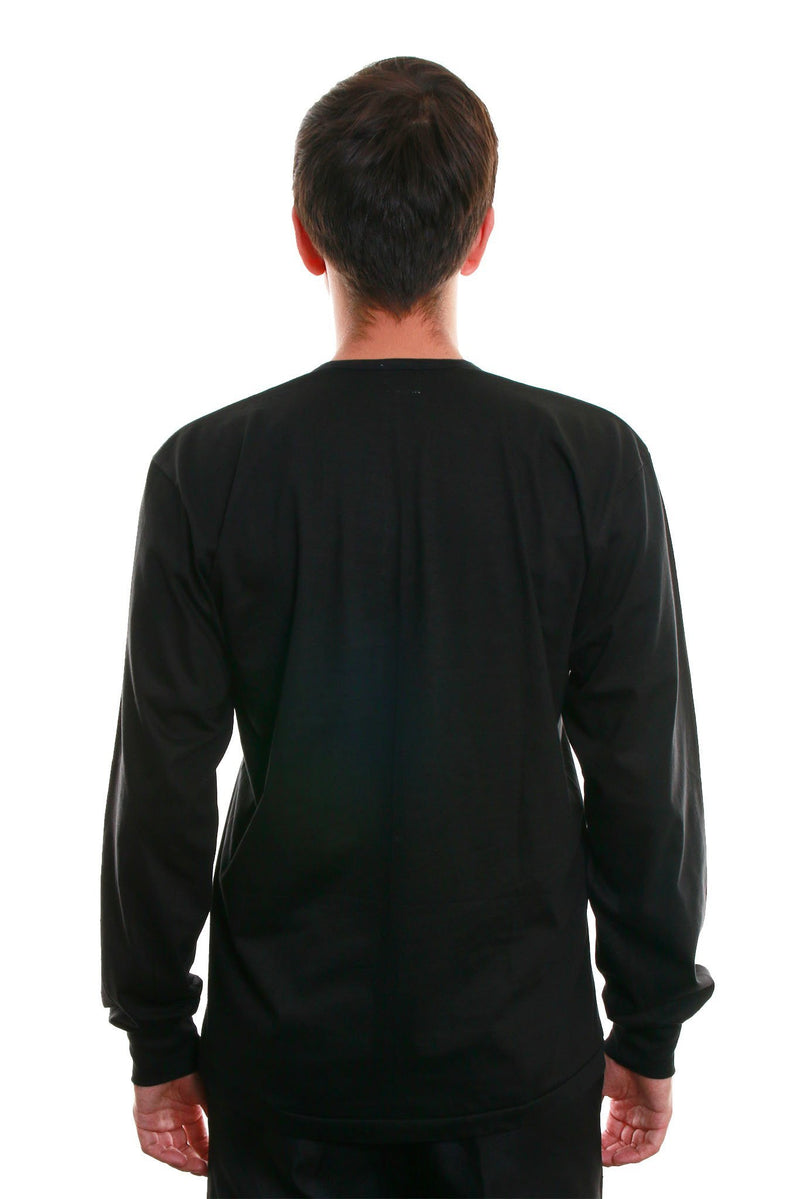 BARONG WAREHOUSE - MUL8 Camisa De Chino - Long-Sleeve Black Shirts