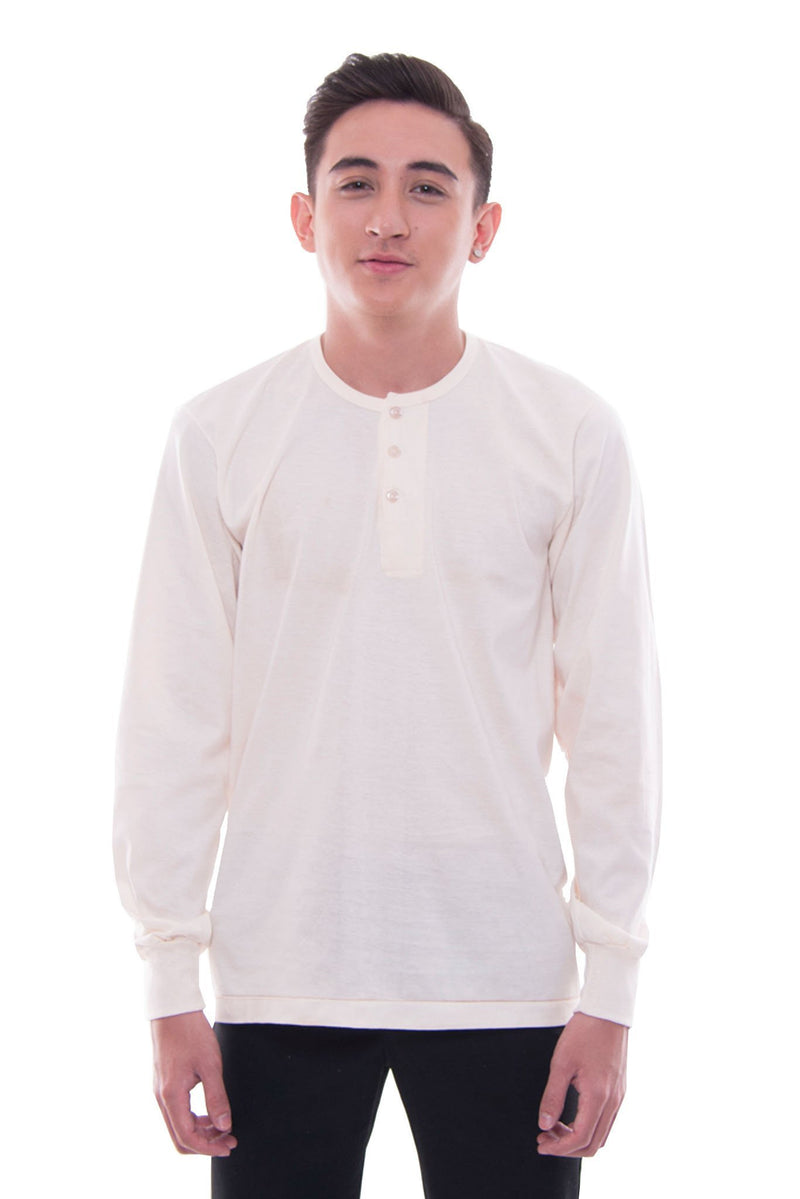 BARONG WAREHOUSE - MUL2 Camisa De Chino - Long-Sleeve Beige Shirts