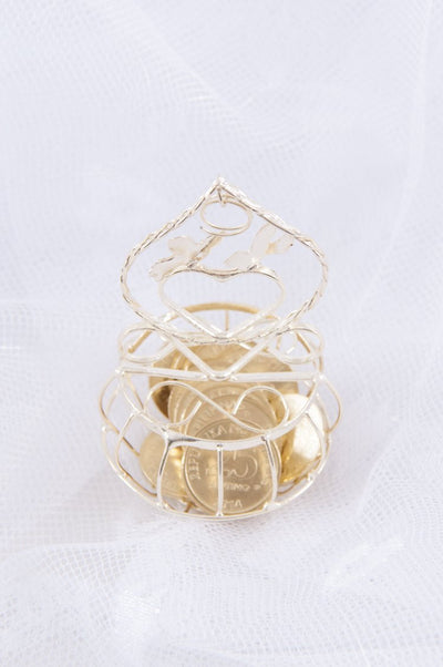 BARONG WAREHOUSE - ICN1 - Wedding Unity Coins Gold Doves