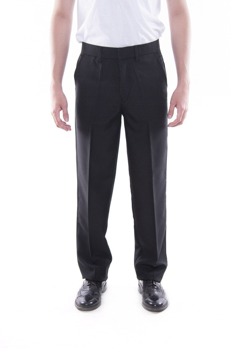 MP01 - Men's Basic Formal Slacks Black – BARONG WAREHOUSE