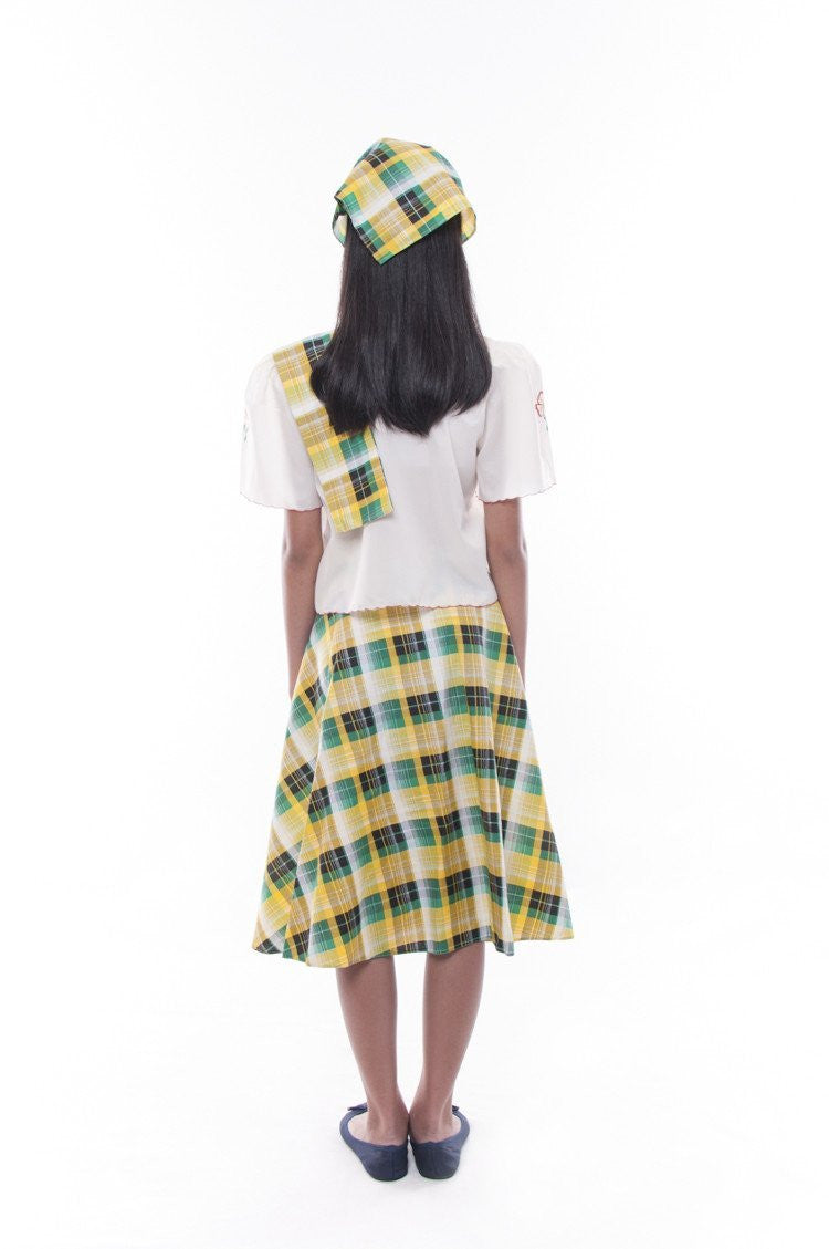 BARONG WAREHOUSE - GS06 - MADE-TO-ORDER - Girls' Baro't Saya Plaid Set 002