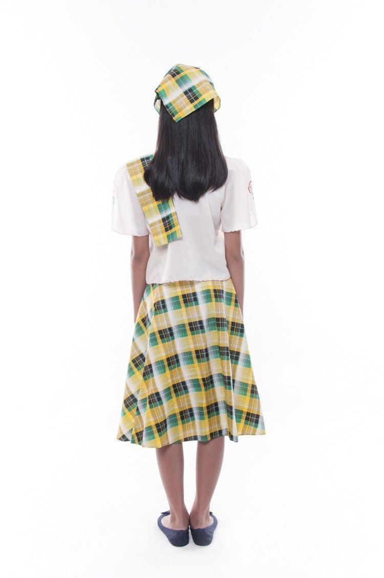 BARONG WAREHOUSE - GS06 Girls' Baro't Saya Green Set Costume