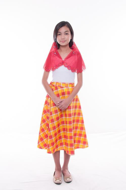 Checkered Filipiniana Dress | lupon.gov.ph