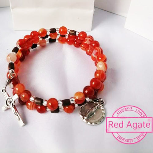 BARONG WAREHOUSE - FR02 - Rosary Bracelet Red Agate